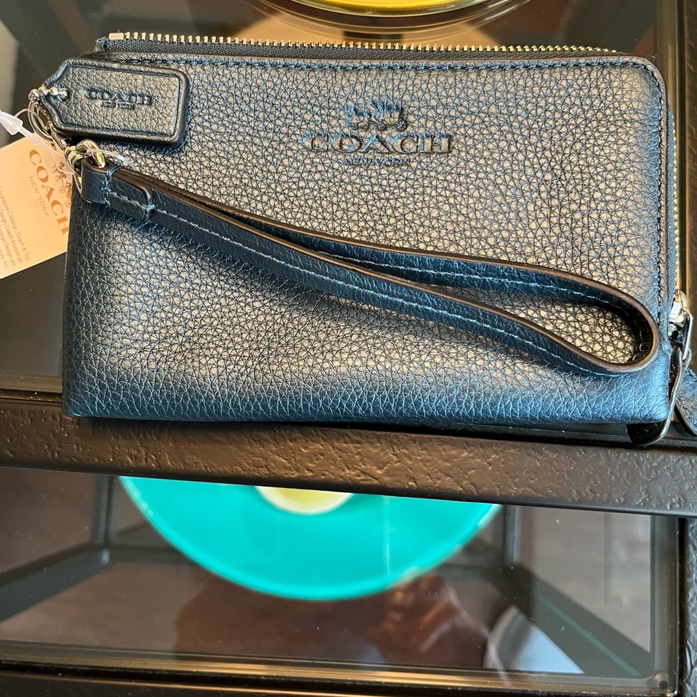 Coach Double Zip Wristlet
